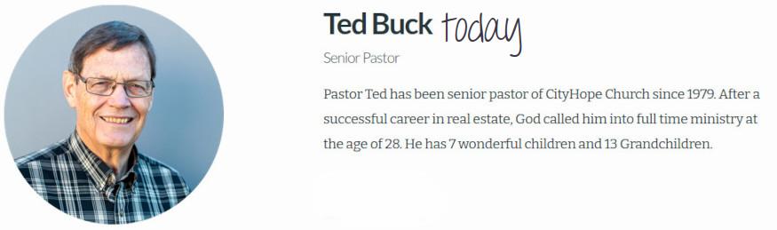 Ted Buck Senior Pastor