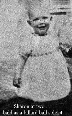 Sharon Bald at Two